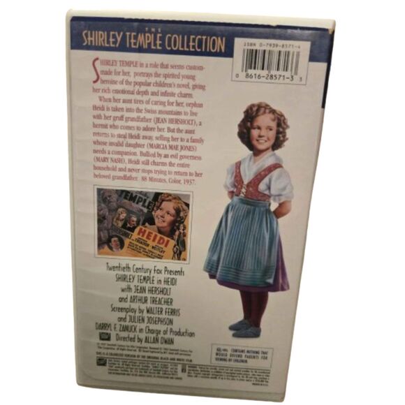 Heidi VHS (1937) – Shirley Temple Classic Family Movie - Picture 2 of 5